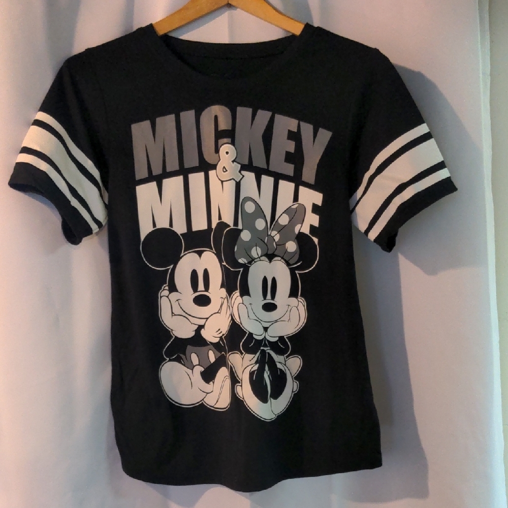Disney Mickey & Minnie Black & White Tee